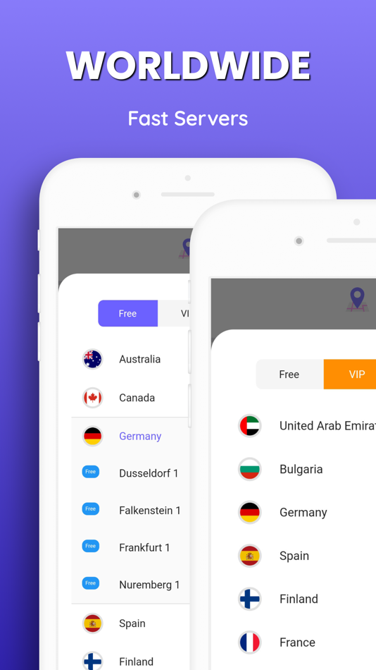 #2. VPN Freedom - Unlimited Proxy (iOS) 来自: Mobile Cosmos, LLC