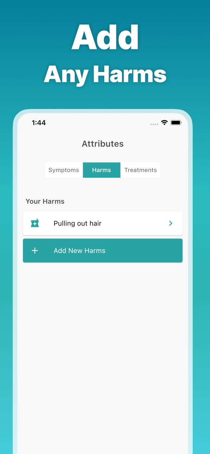 Self Harm Tracker and Recovery