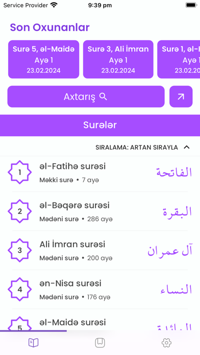 Qurani kərim və məalı Screenshot