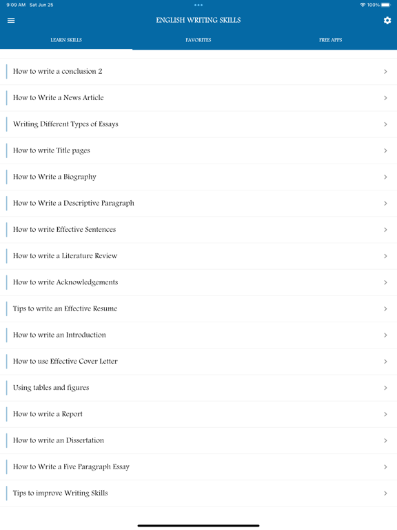 Screenshot #4 pour English Writing Skills