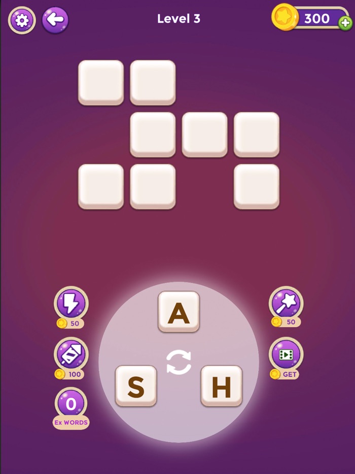 Word  Letters  brain test