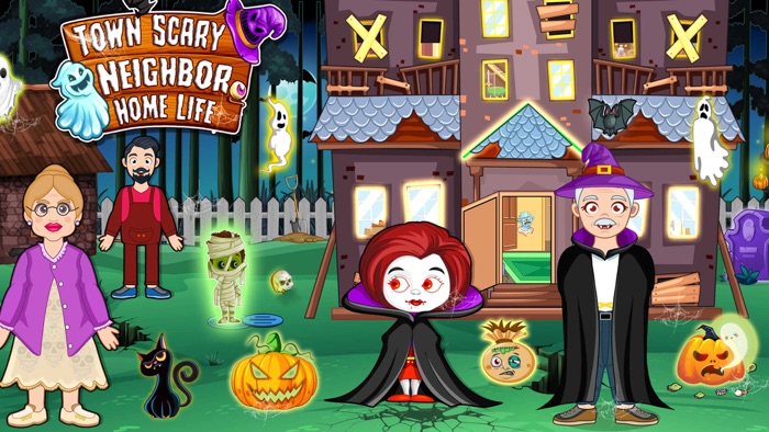 My Scary Town Ghost House Life