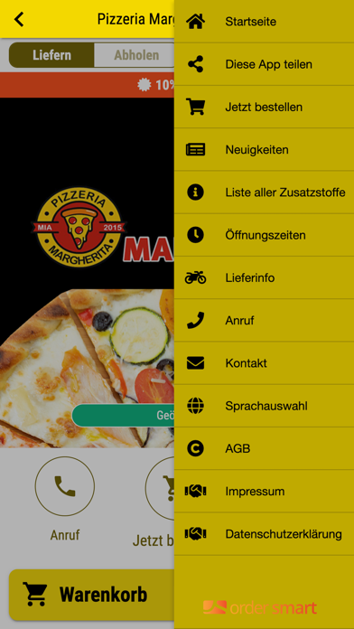 Pizzeria Margherita Witten Screenshot