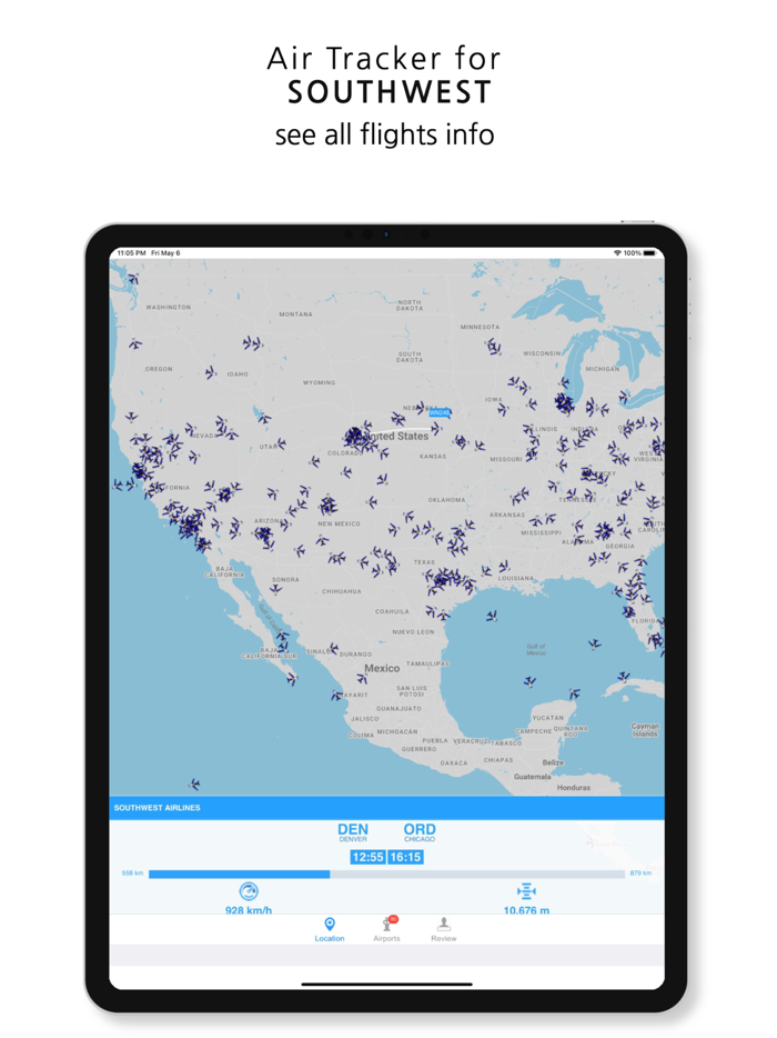 SWA Southwest Flight Radar