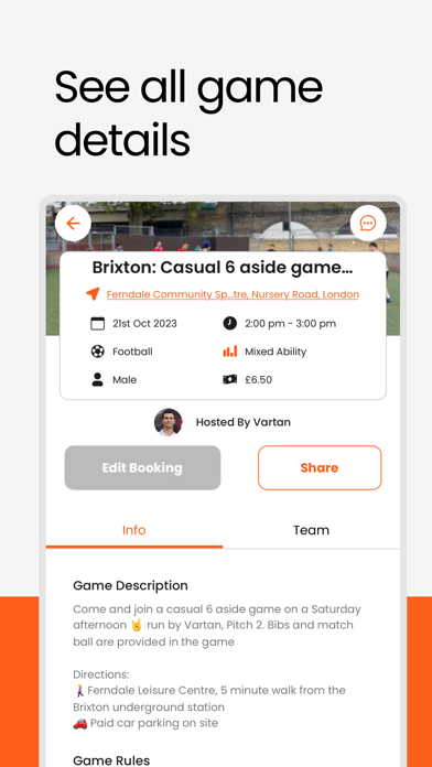 Sportas - Play casual sports Screenshot