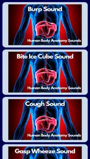 human body anatomy sounds iphone screenshot 3