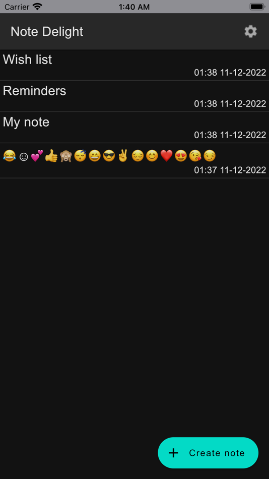 #1. Note Delight (iOS) 由: Artur Babichev