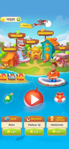 Game screenshot Larry: Idle Fishing Game mod apk