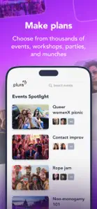 Plura: Meet Partners & Friends screenshot #2 for iPhone