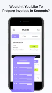 invoice maker for business iphone screenshot 1