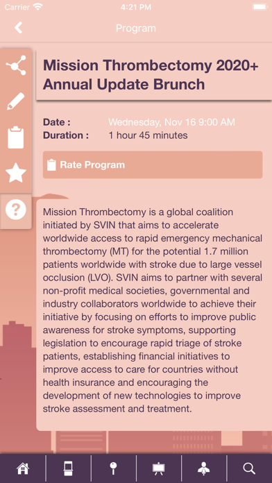 SVIN Meetings Screenshot