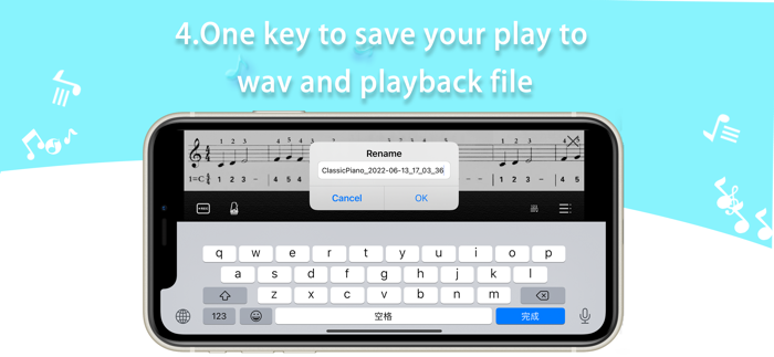Simplified Notation Piano