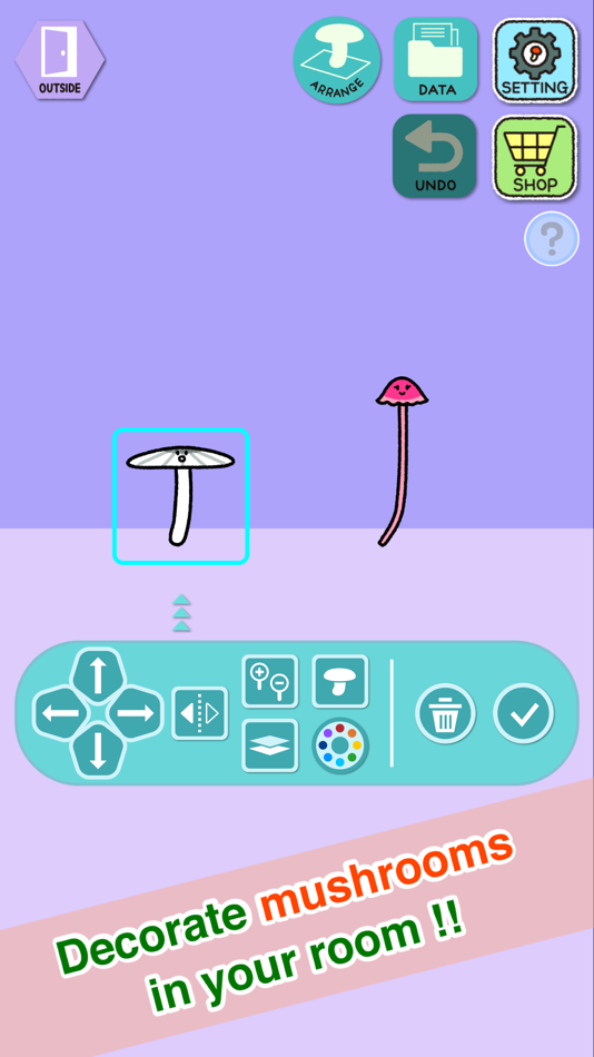 #4. Mushroom collection&decoration (iOS) 由: Yuri Tanaka