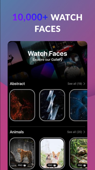 iWatch+ Watch Faces 4K Apps ® Screenshot