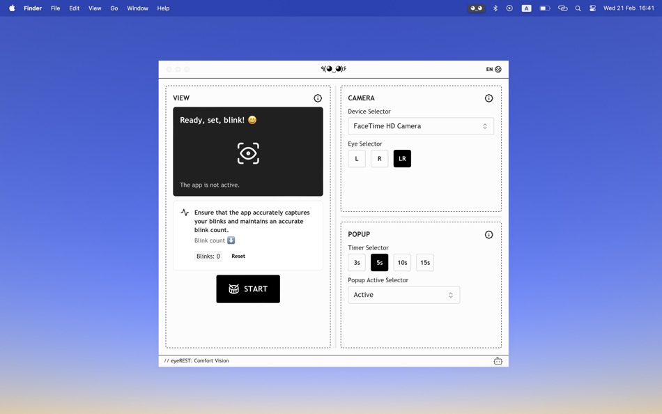 eyeREST: Comfort Vision - 0.0.10 - (macOS)