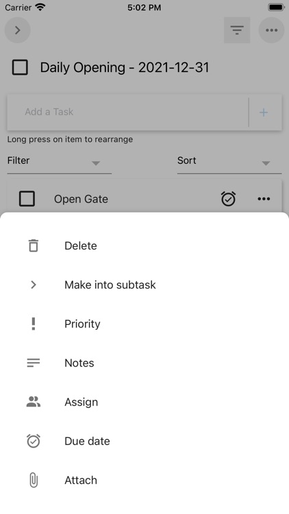 Checklist: To Do & Task Lists
