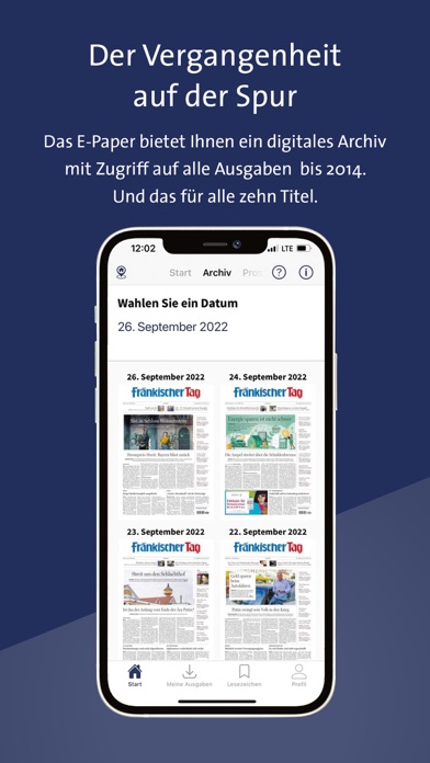 Fränkischer Tag E-Paper Screenshot
