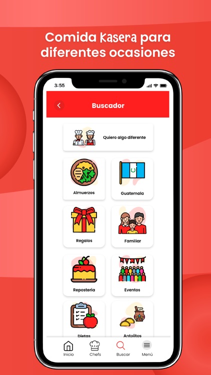 Kasera: Comida casera