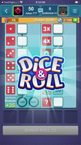 Dice-n-Roll online Yatzy screenshot