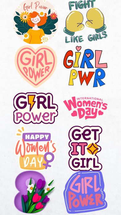 Women's Day Sticker Set 2024 Screenshot
