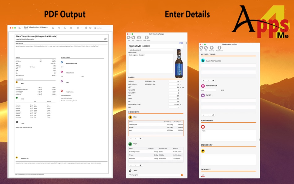 #2. Brewing Recipes (macOS) 来自: @pps4Me