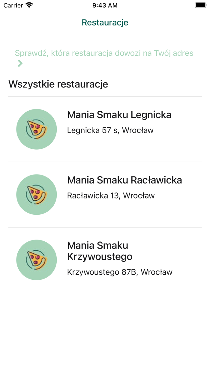 Pizzeria Mania Smaku Wroclaw