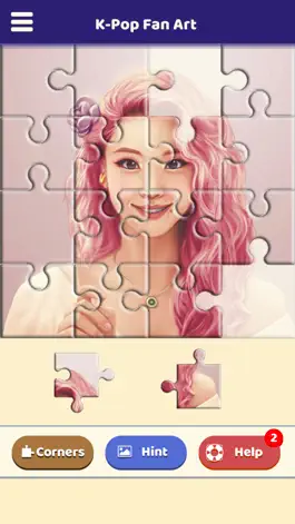 Game screenshot K-Pop Fan Art Puzzle apk
