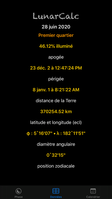 Screenshot #3 pour LunarCalc