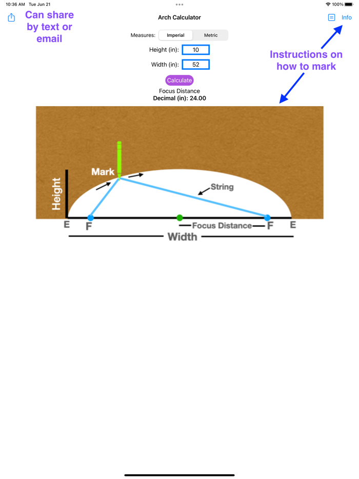 Arch Layout Calculator