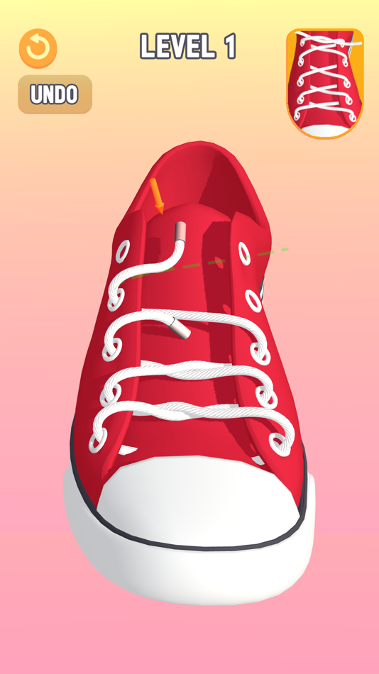 #1. Tie Shoe (iOS) 由: Melih Kavla