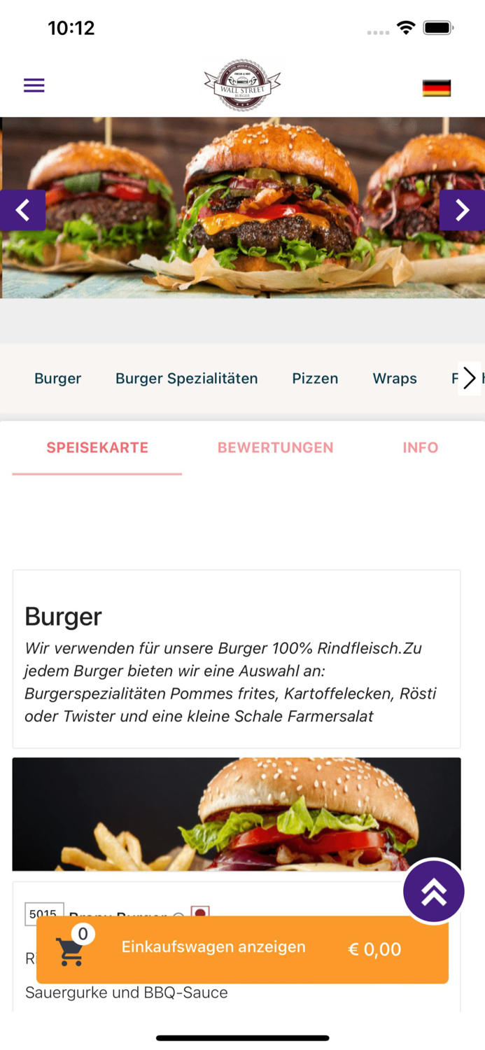 Wallstreet Burger Kassel