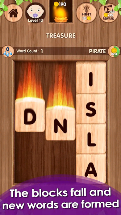 Falling Word Game Screenshot