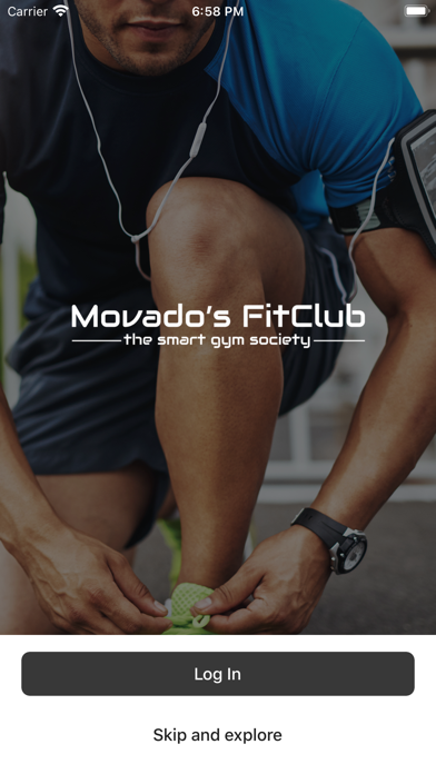 Movado's FitClub Screenshot