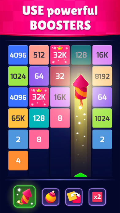 X2 Block Match: number cubes Screenshot