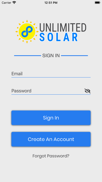 Unlimited Solar LLC Screenshot