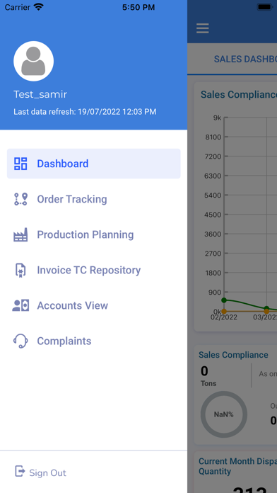 Tata Steel Compass Screenshot
