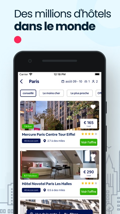 Screenshot #3 pour Réductions d’hôtel-voyages app