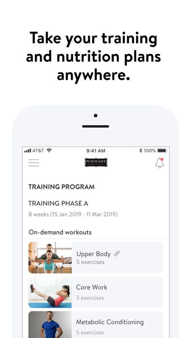 Punch Love PT Weightloss Coach Screenshot