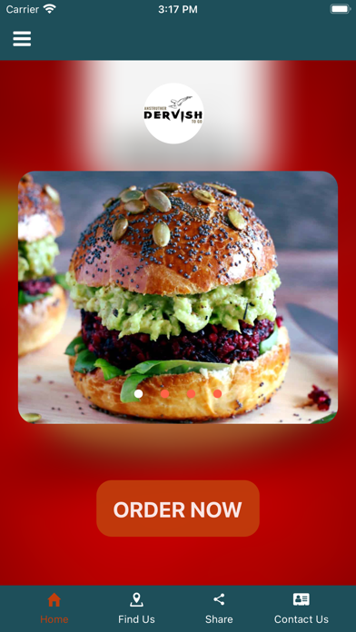 Dervish Takeaway Screenshot