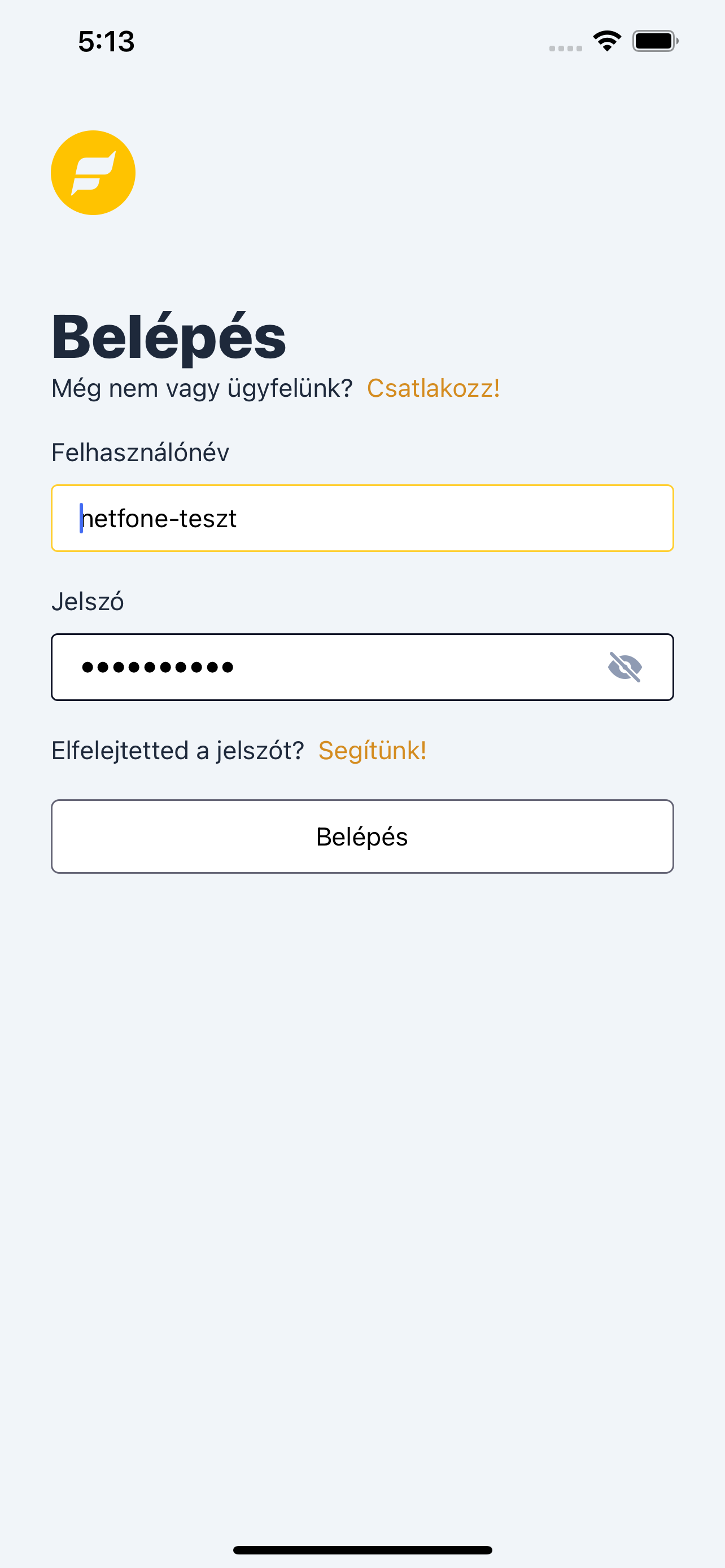 Netfone Ügyfélkapu