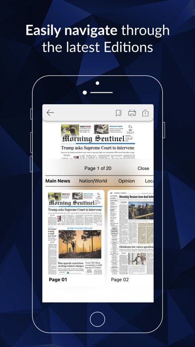 Morning Sentinel ePaper Screenshot