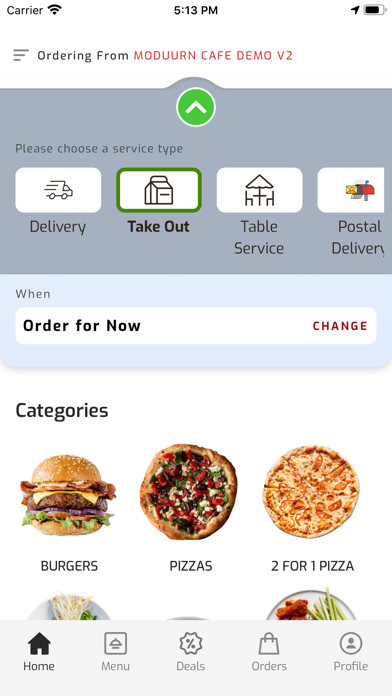 Moduurn Cafe Screenshot