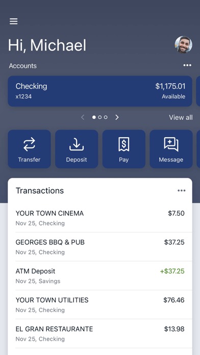 First Eagle CU Mobile Banking Screenshot