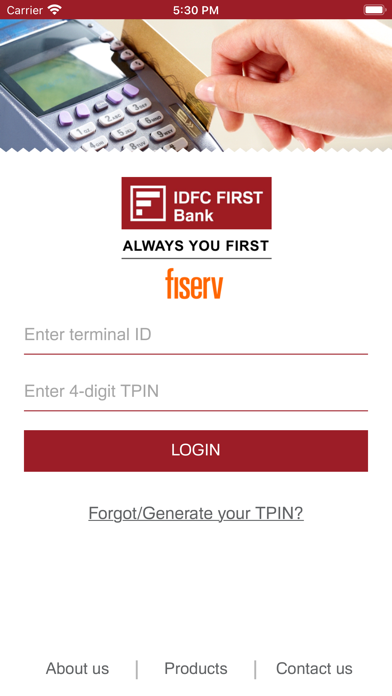 IDFC First Bank ME Services Screenshot