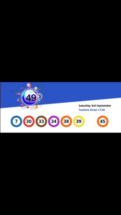 UK49s Results + Screenshot