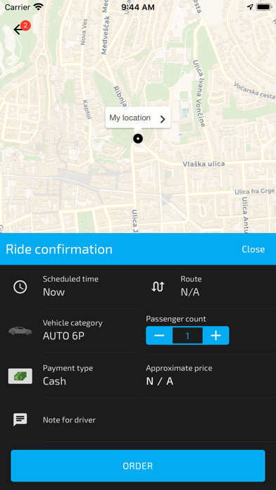 Taxi Novalja Zettom Screenshot