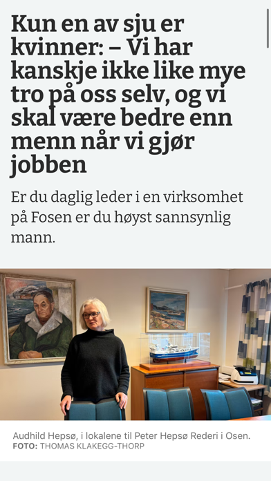 Fosna-Folket Nyheter Screenshot