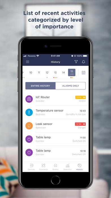 Perenio: Smart Home and Office Screenshot