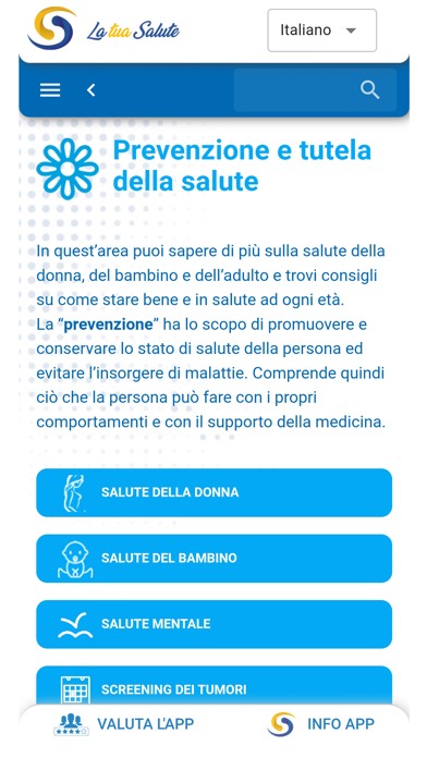 La tua salute Screenshot