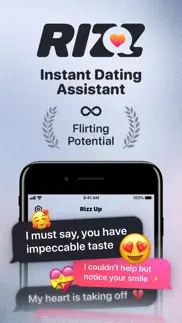 rizz up: ai dating wingman app iphone screenshot 1